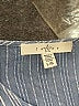 Fever 100% Rayon Blue 3/4 Sleeve Blouse Size L - photo 7