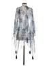 Simply Noelle 100% Polyester Blue Kimono Size S (estimated) - photo 2