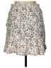 Originality 100% Polyester Polka Dots Ivory Casual Skirt Size L - photo 2