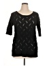 Elle Black Pullover Sweater Size XL - photo 1