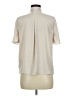 H&M 100% Polyester Ivory Short Sleeve Blouse Size 6 - photo 2