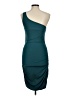 Shein Solid Teal Cocktail Dress Size 6 - photo 2