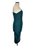 Shein Solid Teal Cocktail Dress Size 6 - photo 4