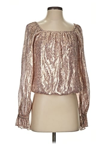 Ramy Brook Long Sleeve Silk Top (view 1)