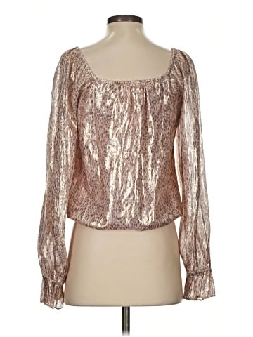 Ramy Brook Long Sleeve Silk Top (view 2)