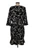 Elle Print Black Casual Dress Size S - photo 2
