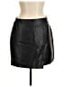 Old Navy 100% Polyester Black Faux Leather Skirt Size M - photo 1