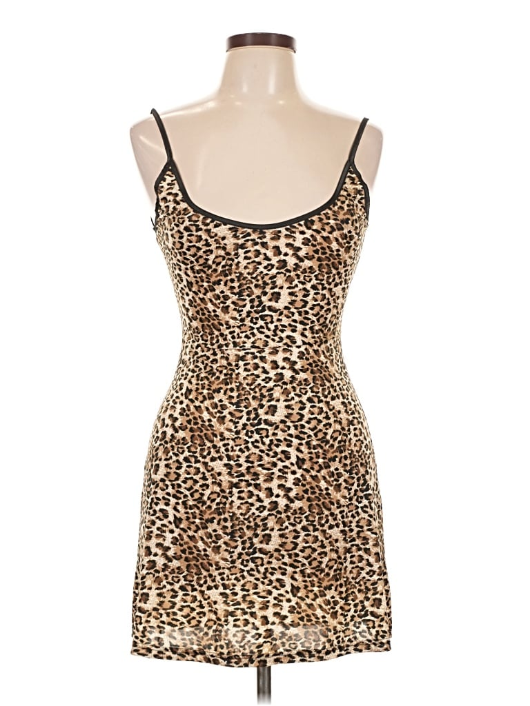 Pre-owned Et Clet Tank Top Brown Strapless Neckline Tops