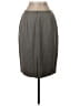 Brooks Brothers 100% Wool Chevron-herringbone Gray Wool Skirt Size 4 - photo 2