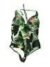 Assorted Brands Tropical Green One Piece Swimsuit Size M - photo 1