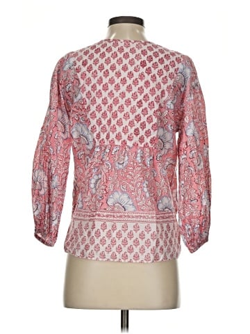 Ophelia & Indigo 3/4 Sleeve Blouse (view 2)