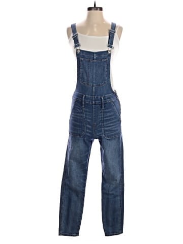 Madewell Skinny Overalls in Jansing Wash (view 1)