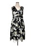 Studio 1 100% Polyester Floral Gray Cocktail Dress Size 16 - photo 1