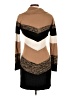 BCX 100% Acrylic Chevron-herringbone Brown Turtleneck Sweater Size L - photo 2