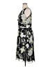 Studio 1 100% Polyester Floral Gray Cocktail Dress Size 16 - photo 5
