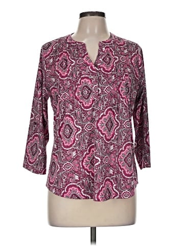 Studio Works 3/4 Sleeve Blouse (view 1)