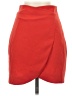 Bebe Solid Red Casual Skirt Size 2 - photo 1