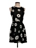 Aqua Graphic Black Casual Dress Size S - photo 1