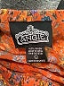 Angie 100% Rayon Orange Long Sleeve Blouse Size L - photo 7
