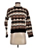Aqua Chevron-herringbone Brown Pullover Sweater Size S - photo 1