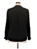 Anne Klein 100% Polyester Black Long Sleeve Blouse Size 14 - photo 2