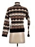 Aqua Chevron-herringbone Brown Pullover Sweater Size S - photo 2