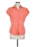 DressBarn Orange Short Sleeve Blouse Size M - photo 1