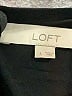 Ann Taylor LOFT 100% Polyester Black 3/4 Sleeve Top Size L - photo 7