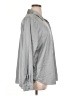 H&M Metallic Gray Long Sleeve Blouse Size XL - photo 4