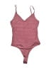Topshop Burgundy Bodysuit Size 2 - photo 1