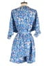 Unbranded 100% Polyester Paisley Blue Romper Size M - photo 2