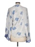 Maronie Silver Long Sleeve Blouse Size L - photo 2