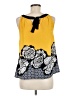 Worthington 100% Polyester Yellow Sleeveless Blouse Size M - photo 2