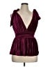 Venus 100% Polyester Burgundy Sleeveless Top Size XL - photo 1