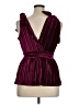 Venus 100% Polyester Burgundy Sleeveless Top Size XL - photo 2