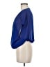 Ezra Blue Short Sleeve Blouse Size M - photo 5