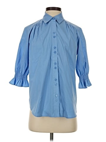 PREMISE 3/4 Sleeve Button-Down Shirt (view 1)
