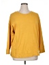 Terra & Sky Yellow Pullover Sweater Size 1X - photo 1