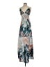 BA&SH 100% Polyester Tropical Blue Casual Dress Size XS (0) - photo 1