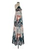BA&SH 100% Polyester Tropical Blue Casual Dress Size XS (0) - photo 4