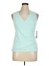 Soft Surroundings Teal Sleeveless Top Size XL Petite - photo 1