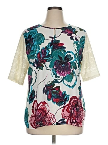 Van Heusen Short Sleeve Blouse (view 1)