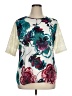 Van Heusen 100% Polyester Ivory Short Sleeve Blouse Size XL - photo 1