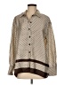 Primark Houndstooth Brown Long Sleeve Blouse Size M - photo 1