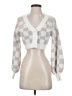 Altar'd State Checkered-gingham White Cardigan Size XS - photo 1