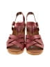 Kork-Ease Color Block Burgundy Sandals Size 6 - photo 2