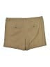 Lands' End 100% Cotton Solid Tan Khaki Shorts Size 10 - photo 2