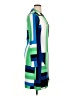 Halston Color Block Green Casual Dress Size 14 - photo 4