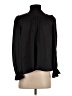 Tucker Black Long Sleeve Silk Top Size XXS - photo 2