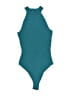 Happily Grey 100% Polyester Teal Bodysuit Size XXS (estimated) - photo 1